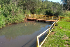 Captação do Rio Cascavel opera com auxílio do Lago Municipal
 . Foto: Sanepar