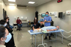 Saúde capacita profissionais que atuam em UTI da Covid-19. Foto:SESA