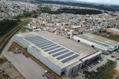 Copel implanta usina solar fotovoltaica em siderúrgica de Curitiba . Foto: Copel