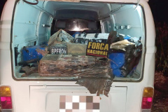 Atuação integrada do BPFron pela Operação Hórus resulta em apreensão deuma tonelada de maconha. FOTO:SESP
