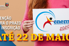 Inscrições para o Enem terminam nesta sexta-feira. Foto:SEED