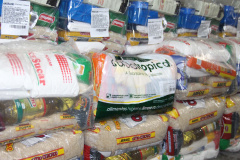 Servidores da Segurança arrecadam mais de 20 toneladas de alimentos. Foto:SESP