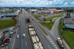Comec retoma obra na Av. Rui Barbosa, em São José dos Pinhais. Foto: Maurilio Cheli/Arquivo Comec