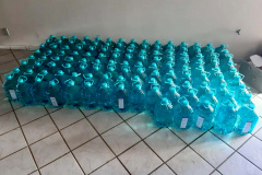 Secretaria da Justiça repassa mais 2,5 mil litros de álcool glicerinado 70% para entidades assistenciais
. Foto:SEJUF