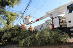 Evento mais grave da história da Copel mobiliza eletricistas de todo o Paraná. Foto: Copel