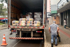 Governo distribui 20 mil cestas básicas às famílias de pessoas com deficiência em vulnerabilidade social no Paraná
. Foto:SEJUF