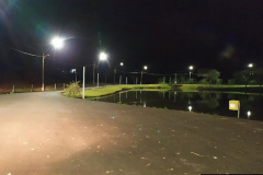istemas a LED iluminam caminhos em direção à Cidade Sustentáve.Foto:SEDU