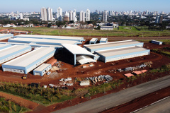 Obras do Hospital da Criança de Maringá,   serao 160 leitos, sendo 20 de UTI, a área construída é de aproximadamente 23 mil metros quadrados e está no espaço do antigo aeroporto da cidade, doado pela União ao município. O local tem cerca de 90 mil metros quadrados. -  04/08/2020 -  Foto: Geraldo Bubniak/AEN