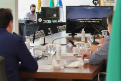 O Governador Carlos Massa Ratinho Junior apresenta, nesta segunda-feira (31), por  videoconferência  para a bancada de deputados federais do Estado, o projeto de implantação do Corredor Oeste de Exportação