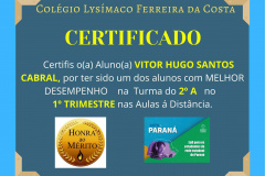 Escola no Noroeste premia alunos por desempenho no Aula Paraná.Imagem;SEED