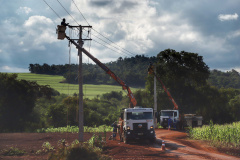 Paraná Trifásico alcança 1,2 mil quilômetros de novas redes.Foto:José fernando Ogura/AEN.