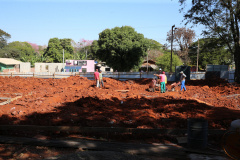 Obras de Construcao de 3 UBS - Unidade Básica de Saúde nos bairros Vila Alta, Santa Paula e Parque  Hortencia em Guaira.   06/08/2020 -  Foto: Geraldo Bubniak/AEN