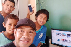 Escolas de comunidades indígenas recebem internet em salas de aula dentro de aldeias.Foto:SEED