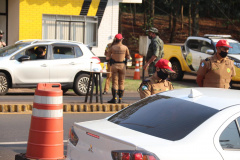 Ação integrada na divisa do PR com SP prendeu quase mil pessoas. FOTO:SESP