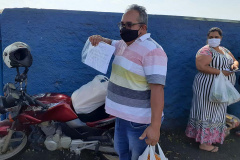 Escolas do Paraná usam moto para chamar estudantes durante a pandemia.Foto:SEED