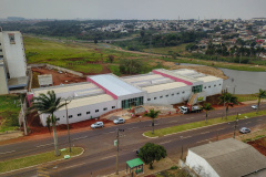 O novo Consórcio Intermunicipal de Saúde do Oeste do Paraná (Cisop), em Cascavel, é um gigante de 126 salas de atendimento construído em uma área de 4,6 mil metros quadrados na principal avenida da cidade, a que empresta o nome do Brasil. Foto: José fernando Ogura/AEN