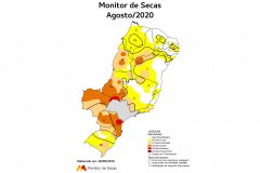 O Simepar (Sistema de Tecnologia e Monitoramento Ambiental do Paraná) e o Instituto Água e Terra (IAT) passam a integrar o Monitor de Secas, instituído pela Agência Nacional de Águas e Saneamento Básico (ANA).  Formalizado em julho deste ano, o programa faz o acompanhamento regular e sistemático da escassez hídrica no país. Foto:IAT