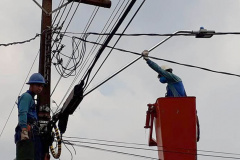 Nova iluminação levará mais segurança para o município de Alto Piquiri. Foto:SEDU