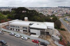 Construcao da Delegacia Cidada de Colombo. A delegacia cidadã é um novo modelo de atendimento em delegacias no Paraná, com espaços específicos e reservados para separar vítimas de agressores e possibilidade de auxílio de assistentes sociais e psicólogos, quando necessário. Colombo - 02/09/2020 - Foto: Geraldo Bubniak/AEN