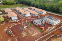Prazo foi prorrogado. A obra conta com 40 moradias e já está com mais de 70% de conclusão. A previsão de entrega é para o primeiro trimestre de 2021.
Foto: Cohapar