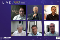 O planejamento dos municípios a longo prazo, de forma sustentável e voltado a cidades acessíveis para todos, foi citado pelo superintendente executivo do Paranacidade, Álvaro Cabrini. Ele participou do painel on-line “A Modernização Contínua do Estado Através da Engenharia”, realizado pelo CREA-PR.
Foto: SEDU