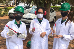 Alunas recebem menção honrosa em prêmio nacional . Foto: SEED