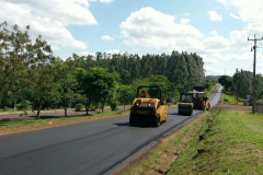 Rodovia do sudoeste recebe melhorias em trecho de 25,8 quilômetros.PRC-158. Foto:DER