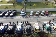 Mais de 500 pessoas são presas e 7 toneladas de maconha e 68 armas apreendidas nas duas etapas da Operação Sinergia. Foto:SESP