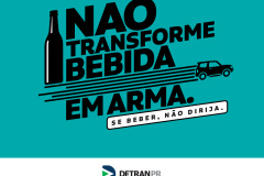 Detran alerta sobre risco de bebida e direção em campanha de fim de ano