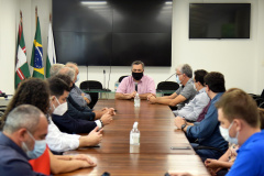 Beto Preto recebe a nova diretoria do Consórcio Paraná Saúde
Foto SESA