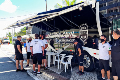 Polícia Civil instala Delegacia Móvel na Praia Central em Guaratuba
. Foto:PCPR