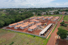 Condomínio do Idoso de Foz do Iguaçu tem 80% das obras executadas. Foto: Alessandro Vieira/AEN