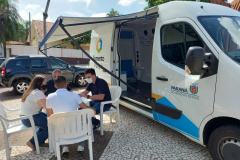 Ecossistemas terrestres dependem de conscientização e de políticas públicas  -  Atendimentos de agentes de crédito em Foz do Iguaçu  -  Foto: Divulgação Fomento Paraná