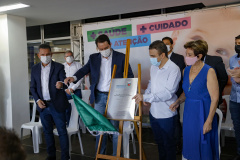 O governador Carlos Massa Ratinho participou nesta segunda-feira (22) da cerimônia de entrega da ampliação de nova ala  do Hospital Universitário de Ponta Grossa.  -  Ponta Grossa, 22/02/20221  -  Foto: Gilson Abreu/AEN