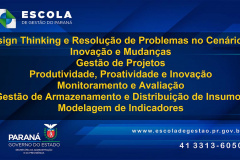 A Escola de Gestão do Paraná está com inscrições abertas em 06 (seis) cursos na modalidade on-line. Curitiba, 26/02/2021  -  Foto: Escola de Gestão
