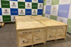 A Klabin, maior produtora e exportadora de papéis do Brasil, doou mais 15 respiradores com monitores para a Secretaria de Estado da Saúde. -  Curitiba, 07/03/2021  -  Foto: Divulgação SESA-PR