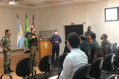 A Secretaria da Segurança Pública do Paraná (SESP), integrada com órgãos de segurança estaduais e federais, está apoiando a Operação Fronteira Sul – Ágata 21, encabeçada pela 5ª Divisão do Exército Brasileiro. -  Curitiba, 16/03/2021  -  Foto: Divulgação SESP