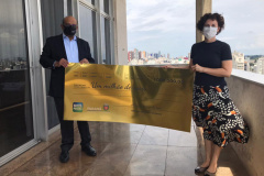 Educadora física recebe prêmio de R$ 1 milhão do Nota Paraná.
. Foto:SEFA