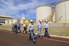 23.03.2021 - Visita do grupo técnico  da nova Ferroeste na Coamo, em Dourados-MS.
 Foto Gilson Abreu/AEN

