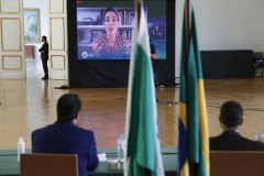 O governador Carlos Massa Ratinho Junior e o secretário estadual da Educação e do Esporte, Renato Feder, lançam  o EduTech, um programa que oferece aos alunos da rede estadual cursos gratuitos de programação, games e animação. Foram 65 mil estudantes inscritos, formando 689 turmas.Foto: Jonathan Campos/AEN