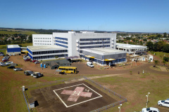 O Hospital da Universidade Estadual de Ponta Grossa (HU-UEPG) completa nesta quarta-feira (31) onze anos de existência. A instituição atua no atendimento de média e alta complexidade e recebe, além de Ponta Grossa, pacientes de mais 11 municípios da região.  -  Foto: José Fernando Ogura/AEN