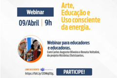 O programa Iluminando Gerações já é conhecido dos professores de Ensino Fundamental I na rede pública do Paraná. Palestrantes da Copel frequentam, há algumas décadas, as salas de aula de 4o e 5o anos para levar informações sobre o uso seguro e eficiente da energia elétrica. -  Curitiba, 05/04/2021  -  Foto: Divulgação Copel