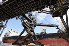 O volume de soja exportado pelo Corredor de Exportação Leste do Porto de Paranaguá (Corex) aumentou quase 232% de fevereiro para março. Este ano, no primeiro trimestre, pelo complexo que integra os silos públicos e nove terminais privados, foram exportadas 2.166.837 toneladas do granel. -  Paranaguá, 06/04/2021  -  Foto: C;audio Neves/Portos do Paraná