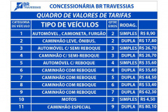 O Departamento de Estradas de Rodagem do Paraná (DER/PR) esclarece que a tarifa da antiga concessão da travessia de veículos e passageiros na Baía de Guaratuba, encerrada nesta terça-feira (06/04), havia sido penalizada pelo DER/PR em 2012, resultando no valor reduzido de R$ 7,40 vigente até então. - Foto/Arte: Divulgação DER