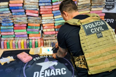 PCPR retira quase 700 quilos de cocaína pura do crime organizado em menos de duas semanas  - Curitiba, 08/04/2021  -  Foto: Divulgação PCPR