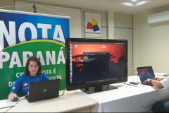 O novo milionário do Programa Nota Paraná é um contribuinte, morador da cidade de Tunas do Paraná. O sorteio de prêmios aconteceu na manhã desta quinta-feira (08/04). O segundo maior prêmio ? de R$ 200 mil ? foi para uma contribuinte, de Entre Rios do Oeste. -  Curitiba, 08/04/2021  -  Foto: SEFA