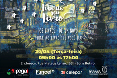 Celepar arrecada livros para incentivar a leitura e compartilhar histó  -  Foto: Celepar