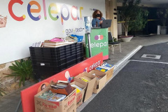 A ação solidária Liberte seu livro, realizada na Celepar na última terça-feira (20) arrecadou mais de 700 livros, que serão destinados ao Projeto Pegaí, responsáveis pela distribuição para o projetos e programas mais necessitados.  -  Foto: Celepar