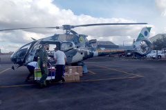 Em um mês, BPMOA faz mais de 20 missões de transporte de vacinas e suprimentos no estado no combate ao coronavírus
. Foto: BPMOA