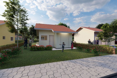 Foram iniciadas em Curiúva, no Norte Pioneiro, as obras de construção de 74 novas casas populares do programa Casa Fácil Paraná, do Governo do Estado. O empreendimento, orçado em R$ 5,3 milhões, deverá ser entregue às famílias selecionadas pela Cohapar em outubro de 2022. - Curitiba, 29/04/2021  -  Foto: Cohapar